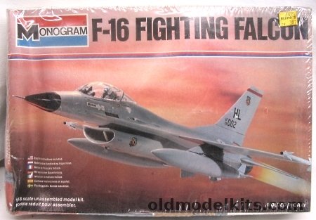 Monogram 1/48 F-16 Fighting Falcon, 5421 plastic model kit